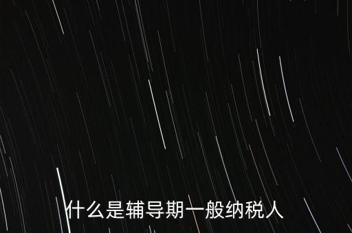 什么事輔導(dǎo)期，一般納稅人輔導(dǎo)期無(wú)論是工業(yè)還是商業(yè)等都是6個(gè)月嗎