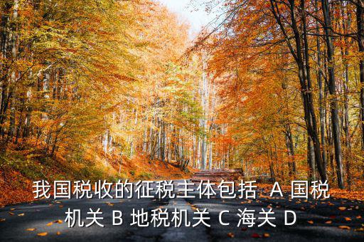 征收稅收的主體是什么，我國(guó)稅收的征稅主體包括  A 國(guó)稅機(jī)關(guān) B 地稅機(jī)關(guān) C 海關(guān) D