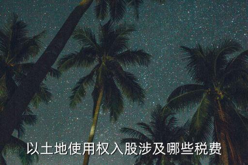 土地使用權要交什么稅，土地使用稅按什么交