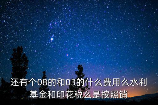 水利基金指收什么費，水利基金計入什么科目