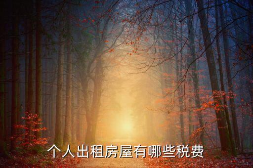 出租自建房屋交什么稅，自建廠房出租須交納什么稅