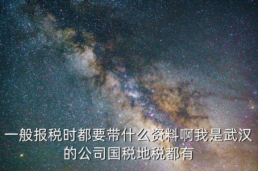 武漢國(guó)稅年報(bào)是什么，武漢市地稅國(guó)稅報(bào)稅截至日期分別是什么時(shí)候