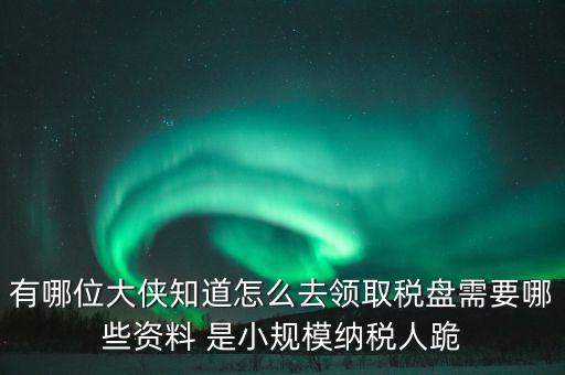 稅盤開通要什么資料，去稅務(wù)局辦理稅控盤需要什么資料流程怎么走呢