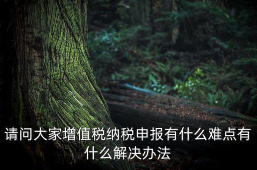 納稅人辦稅的難點堵點痛點是什么，企業(yè)增值稅納稅籌劃研究過程中有哪些難點