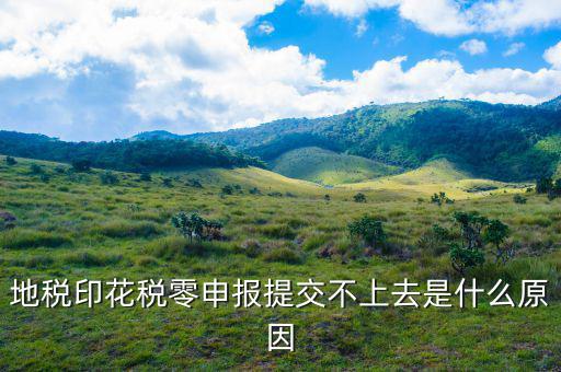 為什么印花稅申報(bào)失敗，地稅印花稅零申報(bào)提交不上去是什么原因