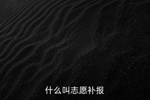 什么叫補申報，什么叫補充申報
