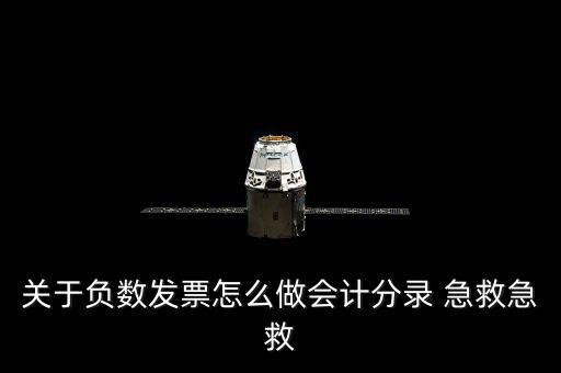 關(guān)于負(fù)數(shù)發(fā)票怎么做會計分錄 急救急救