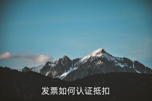 增值稅抵扣如何認證，增值稅抵扣發(fā)票怎么認證申報呀