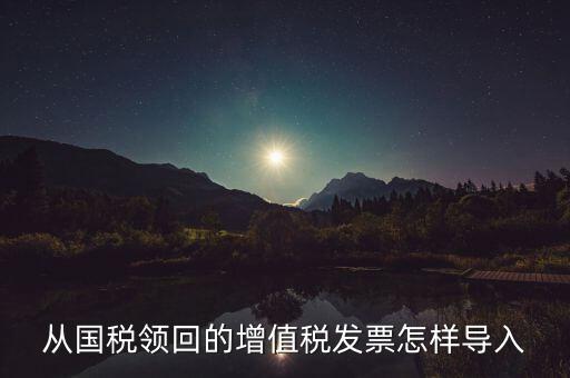 發(fā)票如何導(dǎo)入，從國(guó)稅領(lǐng)回的增值稅發(fā)票怎樣導(dǎo)入