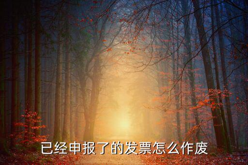 已抄稅發(fā)票如何作廢，已報(bào)送的普通增值稅發(fā)票怎么作廢
