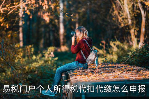 代扣個(gè)人所得稅如何申報(bào)，易稅門戶個(gè)人所得稅代扣代繳怎么申報(bào)