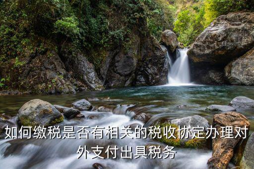 如何查詢(xún)是否有稅收協(xié)定，如何繳稅是否有相關(guān)的稅收協(xié)定辦理對(duì)外支付出具稅務(wù)