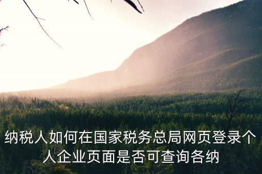 如何上國稅網(wǎng)查納稅人信息查詢，怎樣查詢國稅繳稅信息