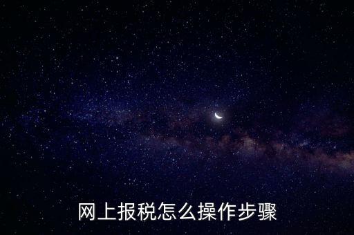 在國(guó)家稅務(wù)局網(wǎng)上如何報(bào)稅，網(wǎng)上報(bào)稅怎么操作步驟