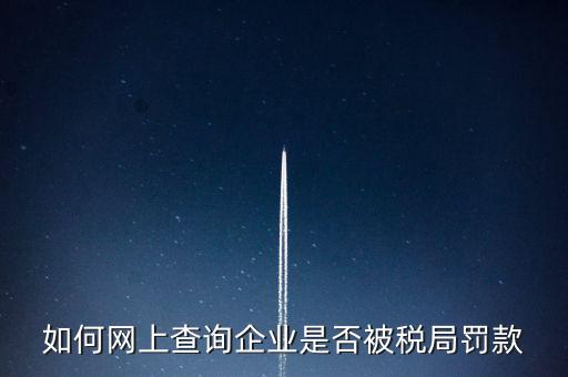 如何查稅務處罰，公司的稅務罰款去哪里查詢急