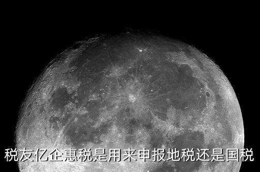 億企惠稅如何報地稅，稅友億企惠稅是用來申報地稅還是國稅