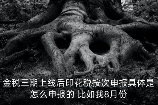 金稅三期如何填報(bào)印花稅表，印花稅申報(bào)報(bào)表要怎么填啊