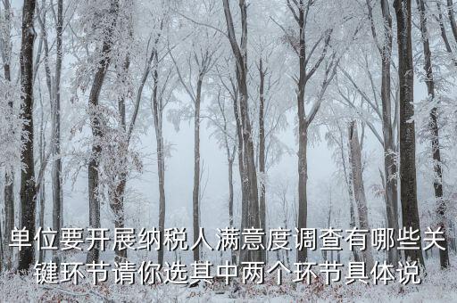 如何開展走訪提升納稅人滿意度，怎么提高納稅人滿意度