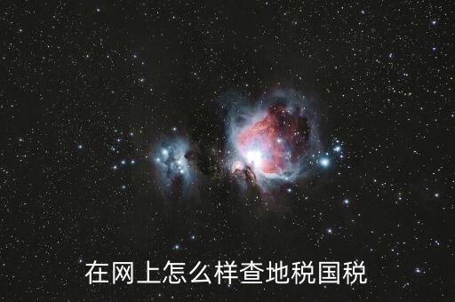 如何查國地稅是否正常，在網(wǎng)上怎么樣查地稅國稅