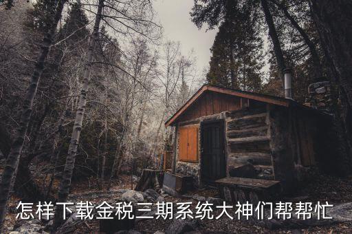 如何下載陜西金稅三期，金稅三期個人所得稅扣繳系統(tǒng)從哪里下載