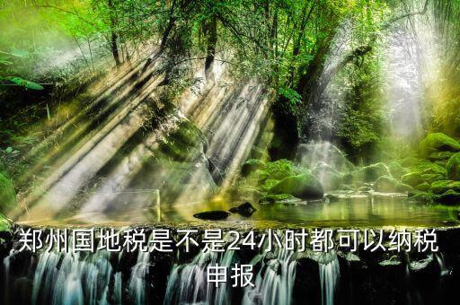 鄭州如何進(jìn)行地稅網(wǎng)上申報(bào)，鄭州國(guó)地稅是不是24小時(shí)都可以納稅申報(bào)