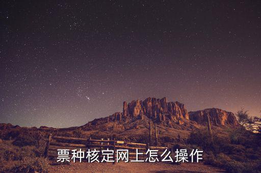 深圳如何票種核定，票種核定網(wǎng)上怎么操作