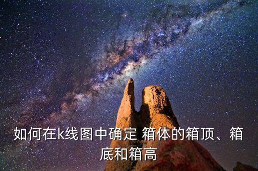 如何在k線(xiàn)圖中確定 箱體的箱頂、箱底和箱高