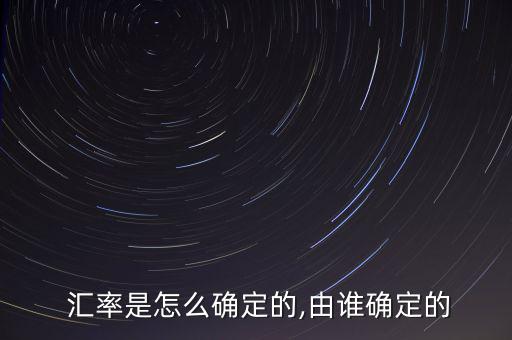 貨幣匯率怎么定的,一國貨幣對(duì)其他國家貨幣比值決定其匯率