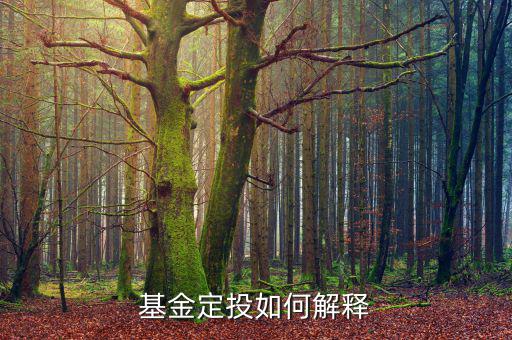 定投是什么，什么是定投基金