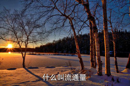 什么是流通卡量，什么叫流通量
