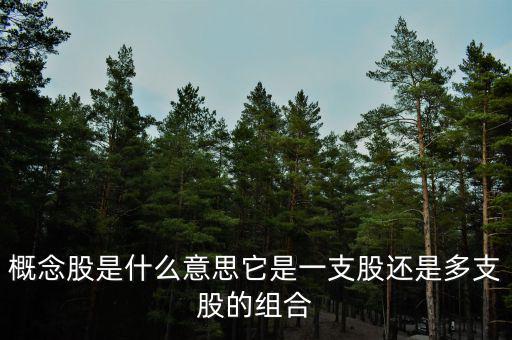 阿里巴巴概念股什么意思，概念股是什么意思它是一支股還是多支股的組合