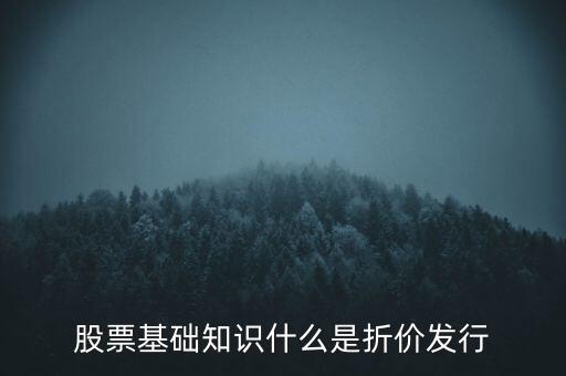 折價股什么意思，折價股和股息紅利是什么東東