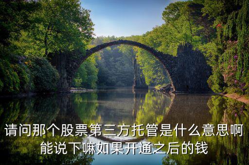 股票托管轉(zhuǎn)入是什么意思，托管轉(zhuǎn)出是什么意思