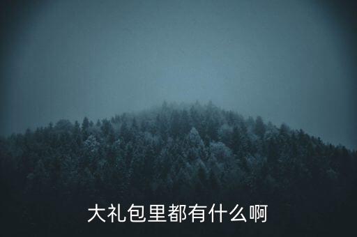 雙匯大禮包中有什么，大禮包里都有什么啊