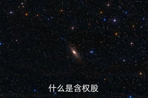 什么是含權(quán)股，請(qǐng)問(wèn)什么叫含權(quán)的股票