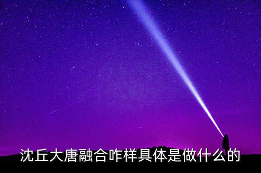 大唐融合是干什么的，沈丘大唐融合咋樣具體是做什么的