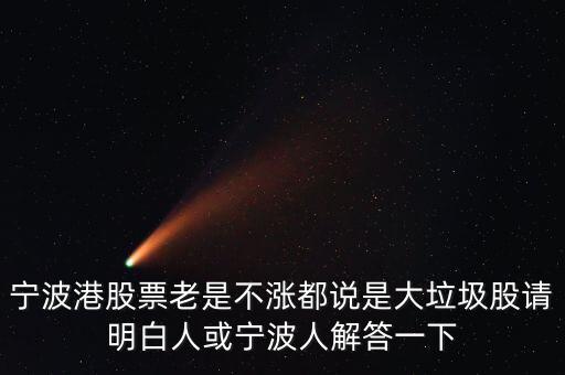 寧波港為什么一直停牌，寧波港股票老是不漲都說是大垃圾股請明白人或?qū)幉ㄈ私獯鹨幌?/></a></span><span id=