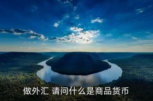 什么是商品貨幣，什么叫做商品貨幣