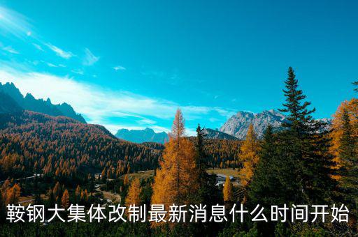 鞍鋼什么時(shí)間改制，鞍鋼大集體改制最新消息什么時(shí)間開始