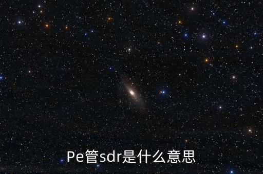 sdr是什么意思，sdr范丞丞wzr什么意思