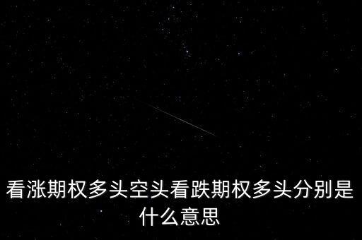 看跌期權(quán)是什么意思，看漲期權(quán)多頭空頭看跌期權(quán)多頭分別是什么意思
