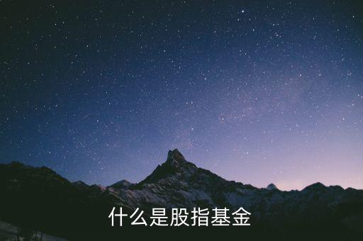 股指基金是什么，什么是股指基金
