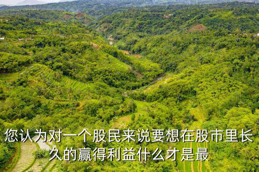 什么才是股票中最重要的技術(shù)，您認(rèn)為對一個(gè)股民來說要想在股市里長久的贏得利益什么才是最