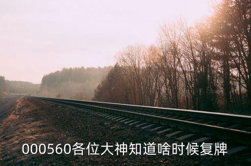 荃銀高科什么時(shí)候復(fù)牌，000560各位大神知道啥時(shí)候復(fù)牌