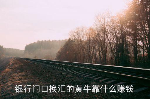 銀行門口換匯的黃?？渴裁促嶅X