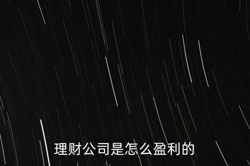 投資公司靠什么賺錢，投資理財(cái)公司靠什么賺錢