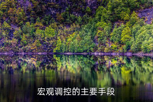 宏觀調(diào)控有什么手段，宏觀調(diào)控的主要手段