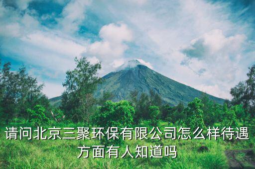 北京寶塔三聚是一家什么公司，請問北京三聚環(huán)保有限公司怎么樣待遇方面有人知道嗎