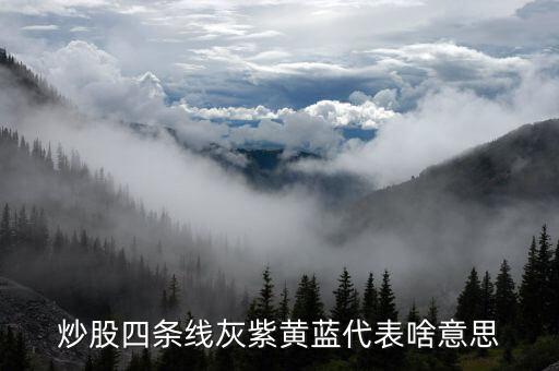 銀河證券黃藍線什么意思，您好股市紅線黃線藍線各是什么意思