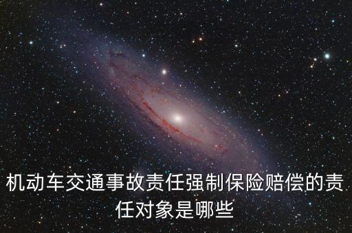 機(jī)動(dòng)車交通事故責(zé)任強(qiáng)制保險(xiǎn)賠償?shù)呢?zé)任對(duì)象是哪些